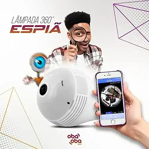 Câmera Lâmpada Smart