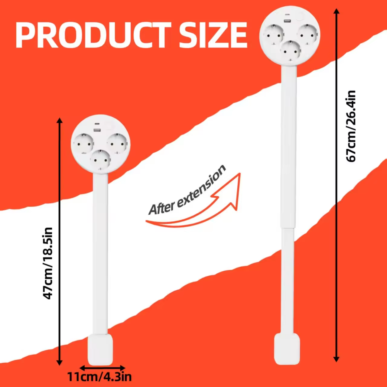Tomada plus flexivel