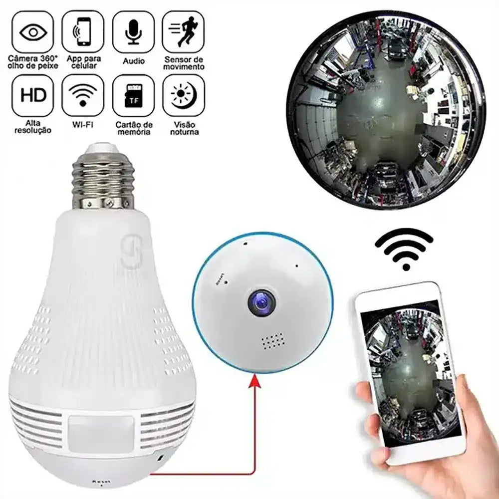 Câmera Lâmpada Smart