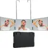 Espelho de 3 vias com Led