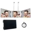Espelho de 3 vias com Led