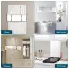 Espelho de 3 vias com Led