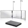 Espelho de 3 vias com Led